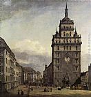 The Kreuzkirche in Dresden by Bernardo Bellotto
